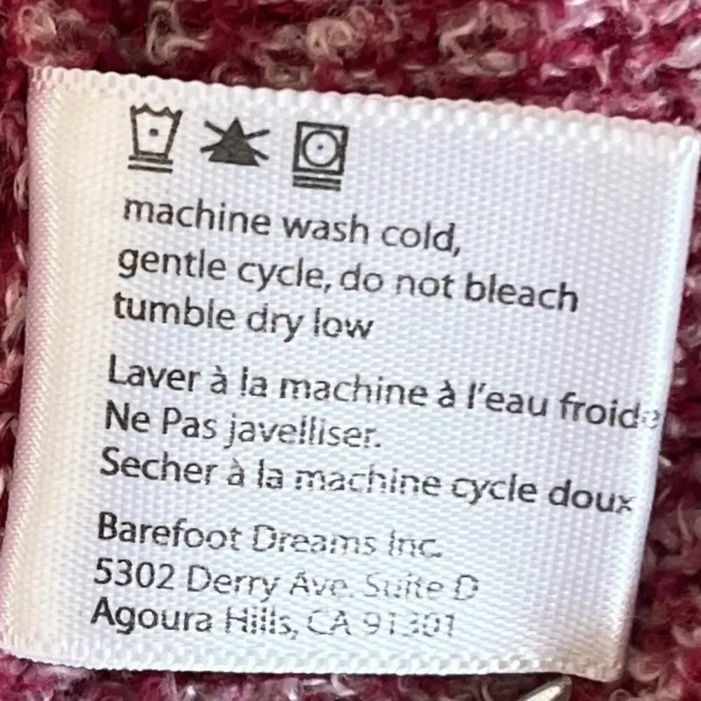 Barefoot Dreams Bamboo Chic Lite Calypso wrap cardigan size S/M